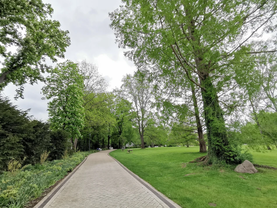 Weg durch den Kurpark Bad Sassendorf