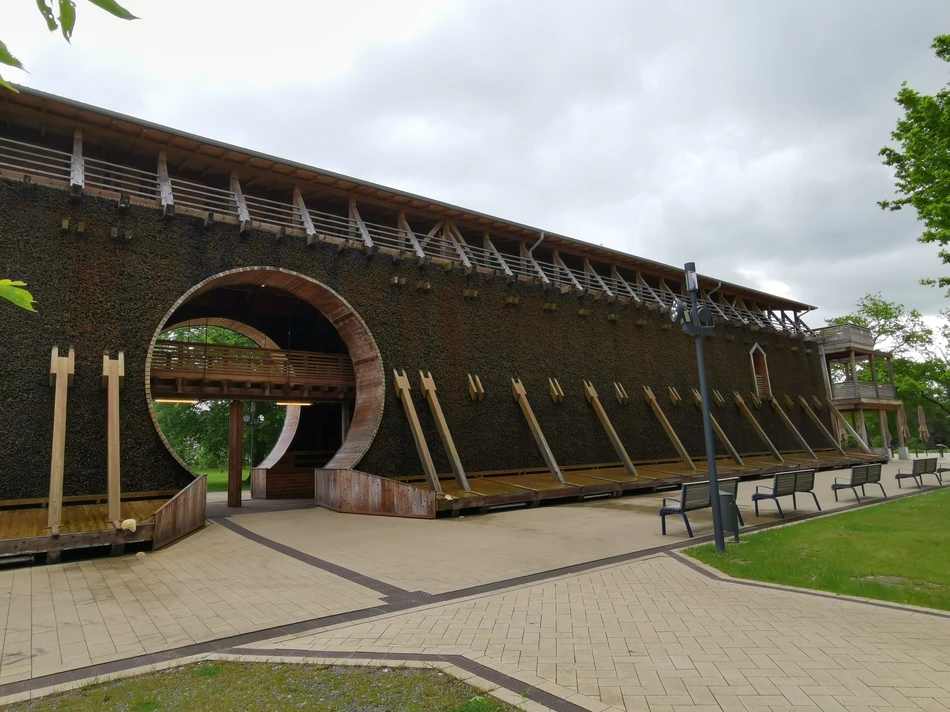 Das Gradierwerk im Kurpark Bad Sassendorf
