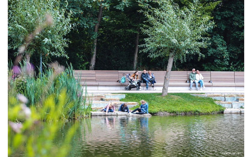 Kurpark Bad Sassendorf - Nordseite Teich