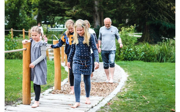Barfußpfad im Kurpark Bad Sassendorf