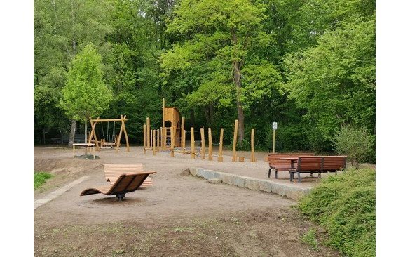 Niedrigseilgarten im Kurpark Bad Sassendorf