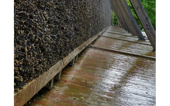 Das Gradierwerk im Kurpark Bad Sassendorf