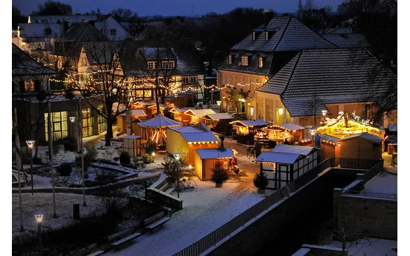 Weihnachtsdorf Bad Sassendorf - Draufsicht