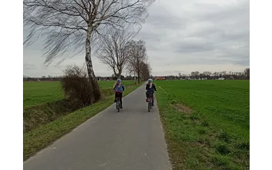 Fast haben wir das Ziel erreicht. Weslarn liegt direkt vor uns.
