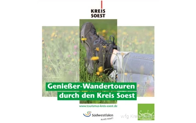 In den Städten und Gemeinden im Kreis Soest gibt es viel zu entdecken. Im Booklet "Genießer-Wanderungen durch den Kreis Soest" finden Sie eine Auswahl an Wandertourentipps.
