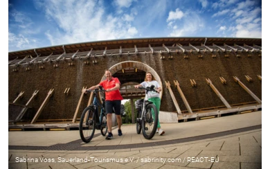 Radfahren rund um Bad Sassendorf - Kurpark Gradierwerk