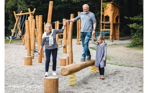 Niedrigseilgarten & Bewegungspark im Kurpark