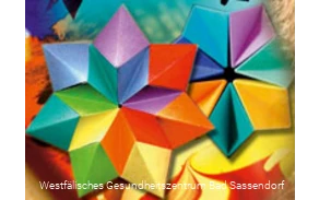 "Origami" ist ein Angebot in der Kreativwerkstatt der Klinik Lindenplatz in Bad Sassendorf.