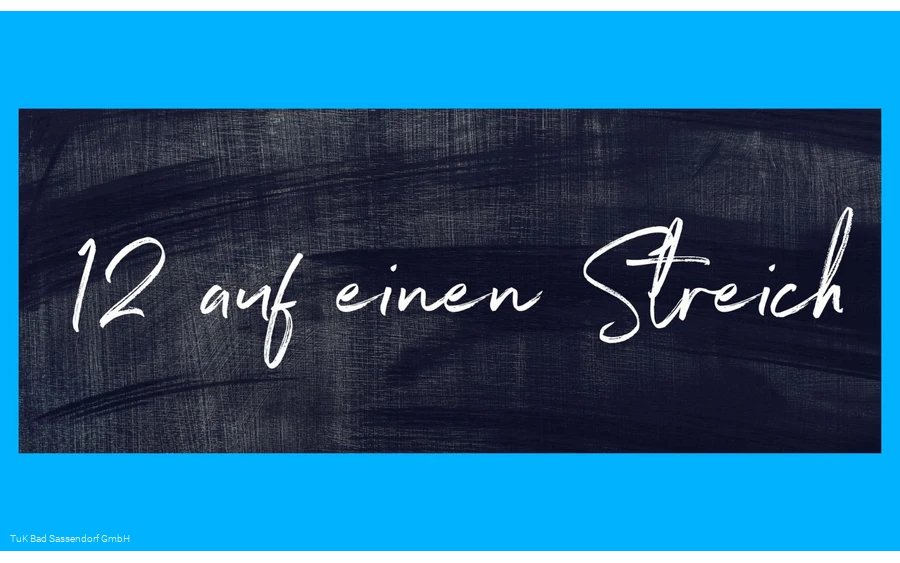 12 auf einen Streich - Logo Radtouren Bad Sassendorf