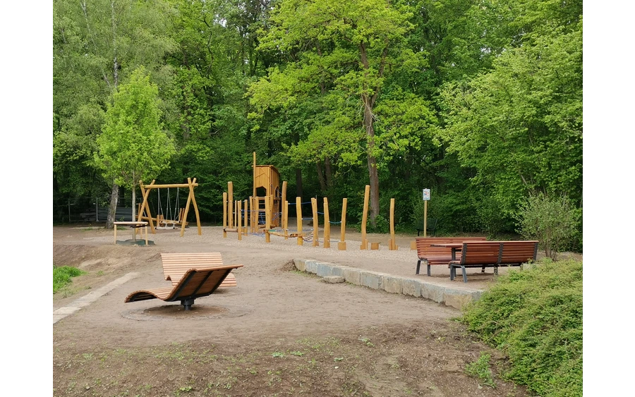 Niedrigseilgarten im Kurpark Bad Sassendorf