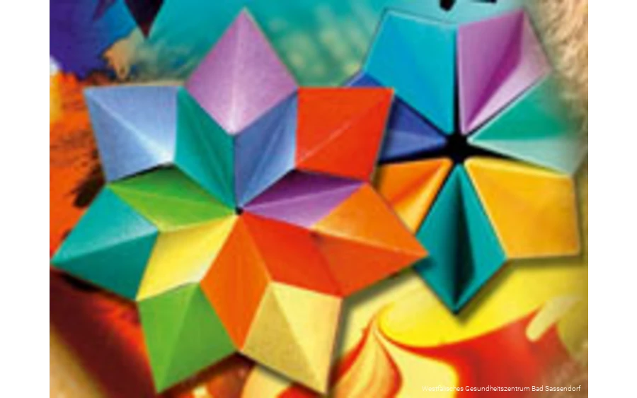 "Origami" ist ein Angebot in der Kreativwerkstatt der Klinik Lindenplatz in Bad Sassendorf.