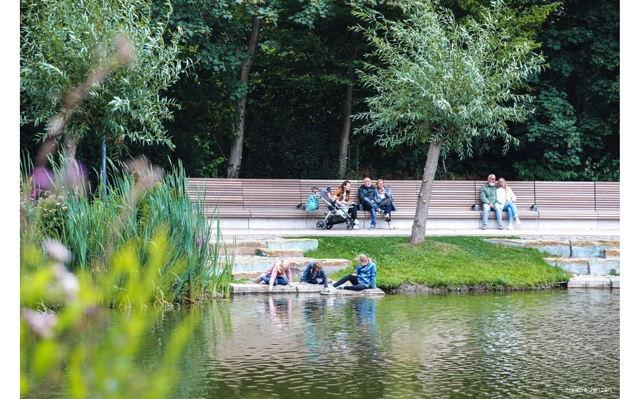 Kurpark Bad Sassendorf - Nordseite Teich