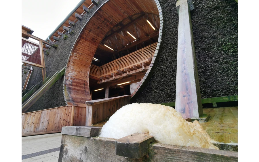 Das Gradierwerk im Kurpark Bad Sassendorf