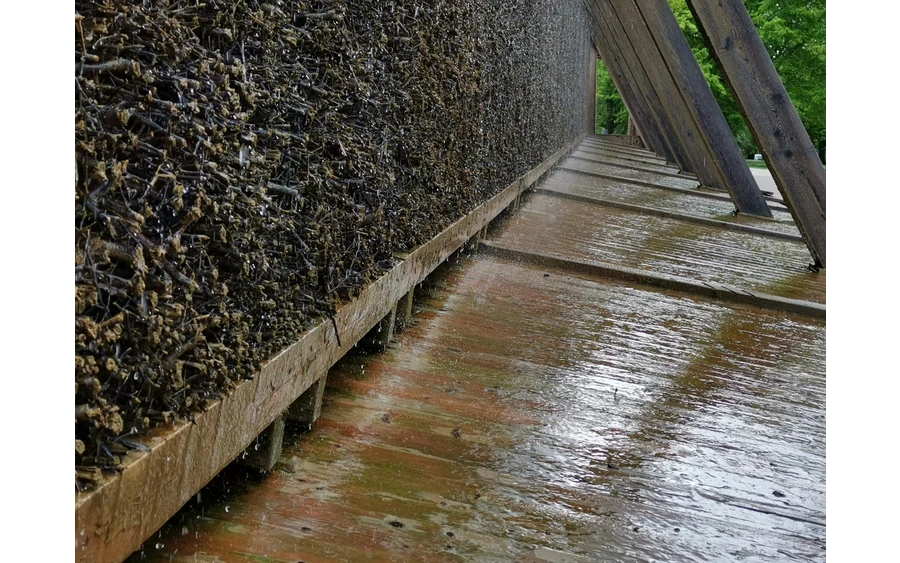 Das Gradierwerk im Kurpark Bad Sassendorf
