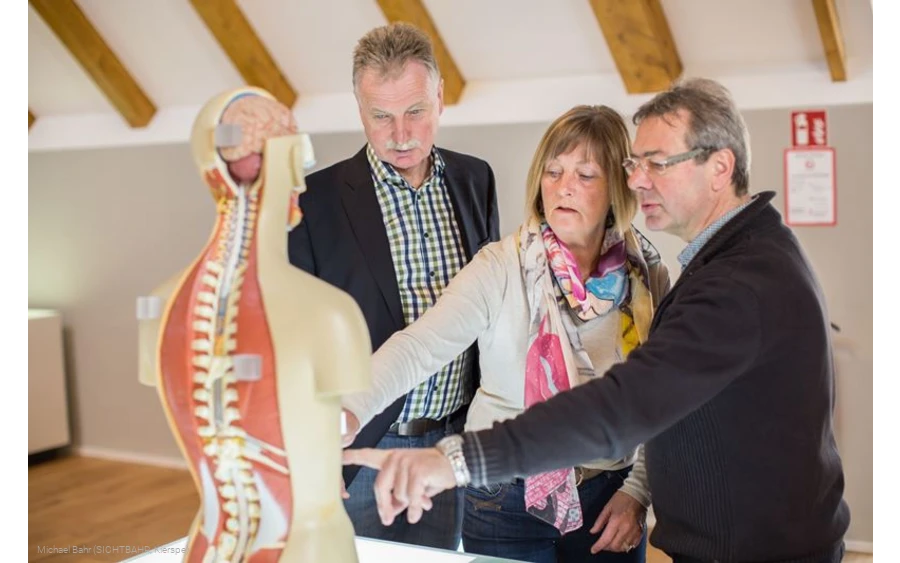 In den Westfälischen Salzwelten dreht sich alles rund um den Allerweltsrohstoff Salz, z. B. auch um dessen Wirkung auf die Gesundheit.