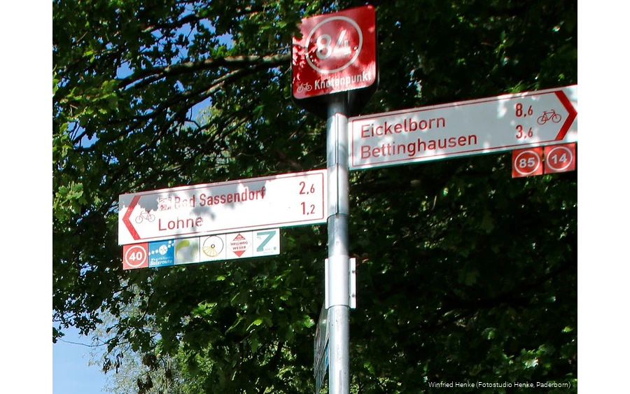 Wo geht es lang? Das neue Knotenpunktsystem im Kreis Soest bietet Ihnen eine gute Orientierung und führt Sie von Punkt zu Punkt zu den schönsten Plätzen in der Region.