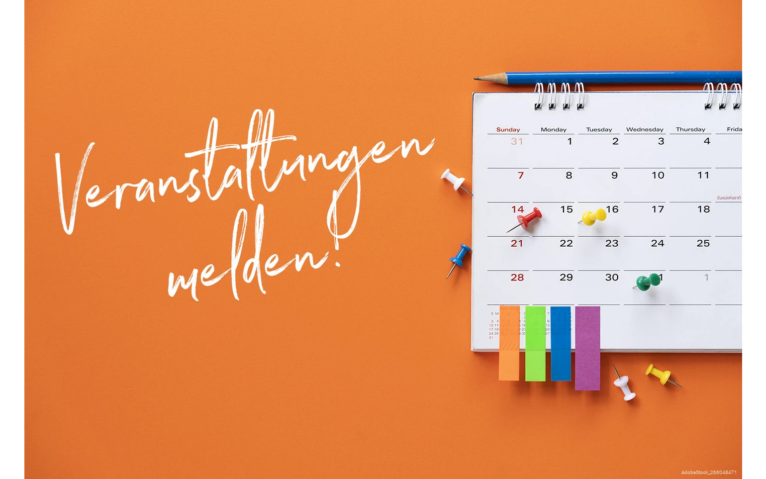 Veranstaltungen melden