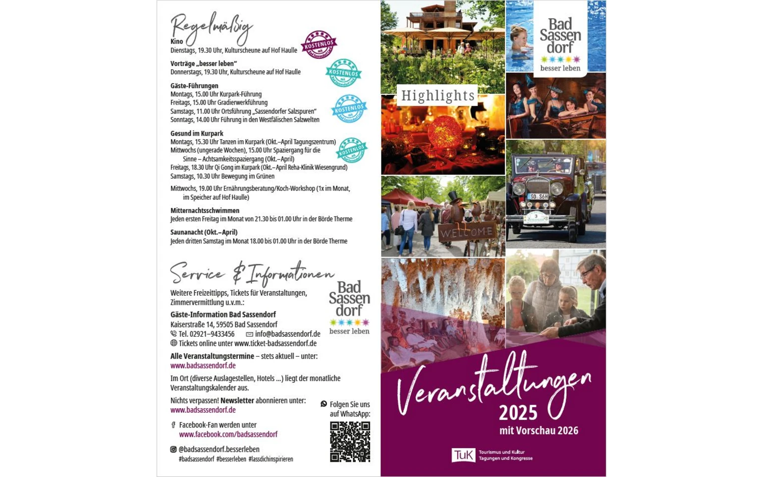 Veranstaltungshöhepunkte - Titelbild