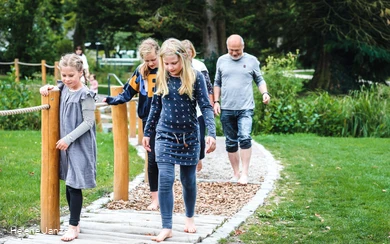 Barfußpfad im Kurpark Bad Sassendorf