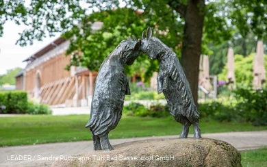 Ziegenböckchen (Skulptur im Kurpark Bad Sassendorf)