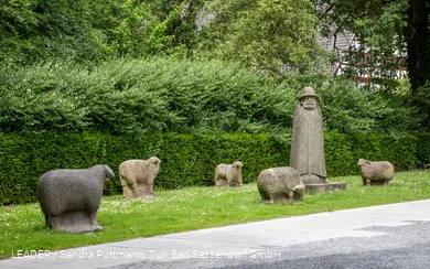 Der gute Hirte (Skulptur im Kurpark Bad Sassendorf)