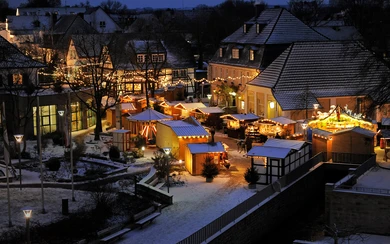 Weihnachtsdorf Bad Sassendorf - Draufsicht