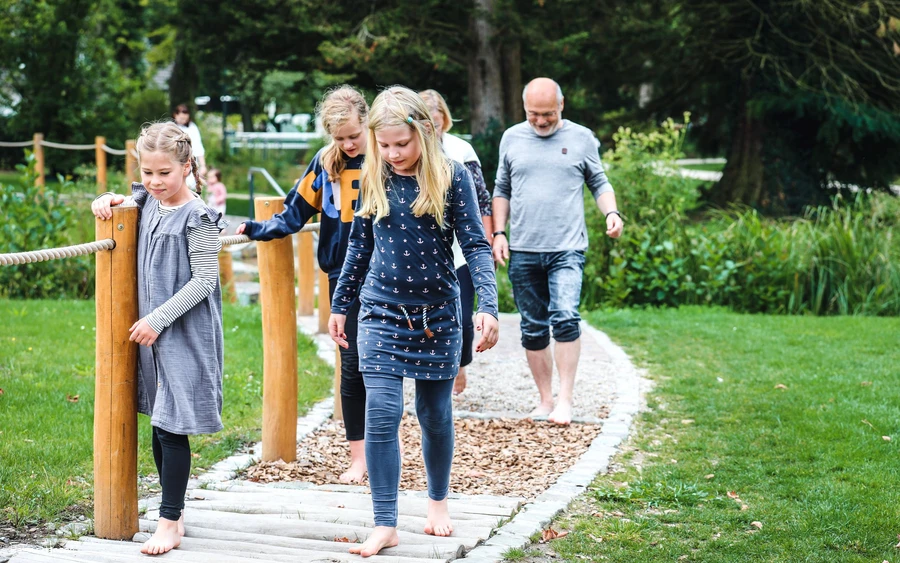 Barfußpfad im Kurpark Bad Sassendorf