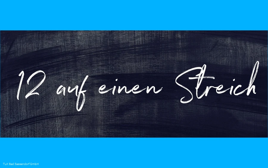 12 auf einen Streich - Logo Radtouren Bad Sassendorf