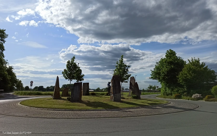 Steinkreis (Skulptur Kreisverkehr Heppen)
