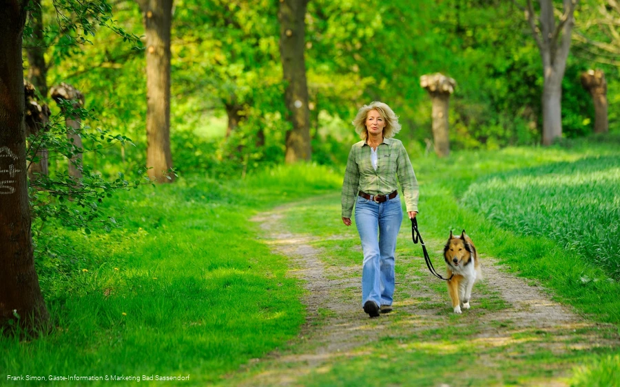 Naturschutzgebiet Rosenau (mit Hund)