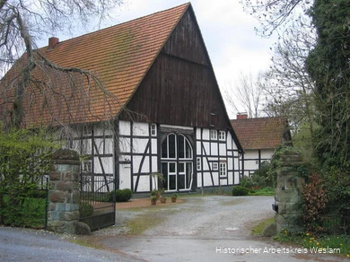 Der Hof Hegemann hat eine interessante Geschichte, ist umfassend renoviert und ein Blickfang beim Dorfrundgang.