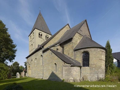 Die Kirche St. Urbanus ist das Markenzeichen für den Bad Sassendorfer Ortsteil Weslarn.