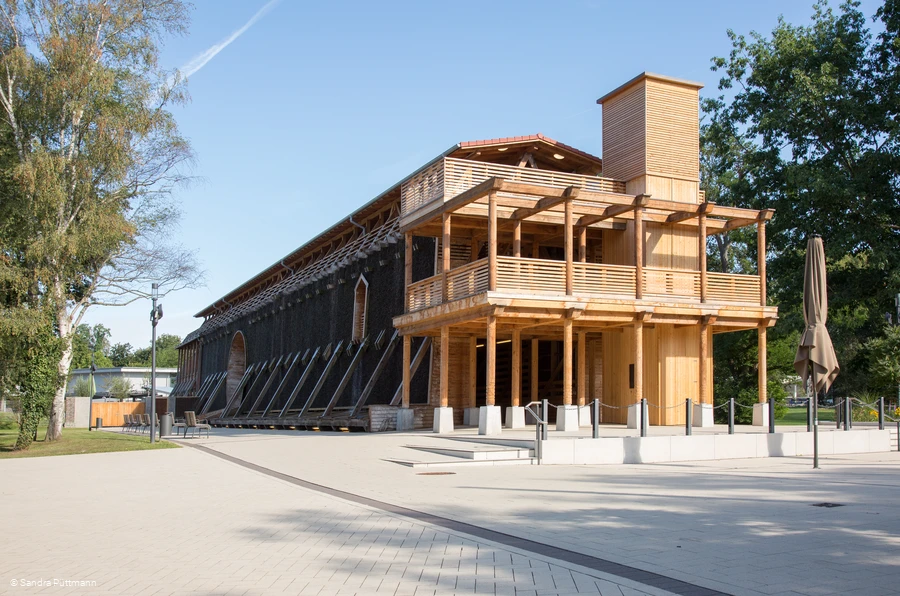 Architektur Gradierwerk - Kopfbauwerk