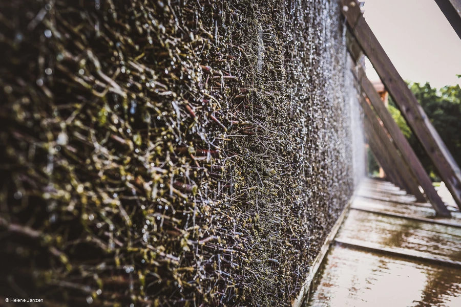 Architektur Gradierwerk - Rieseltisch
