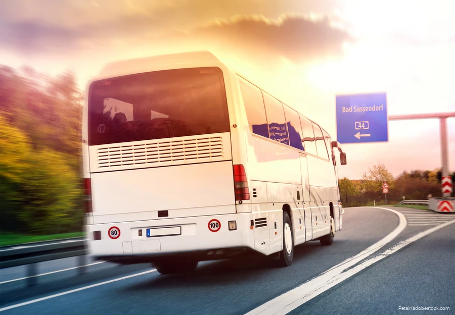 Anreise mit dem Reisebus