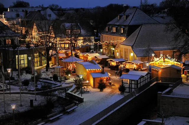 Weihnachtsdorf Bad Sassendorf - Draufsicht