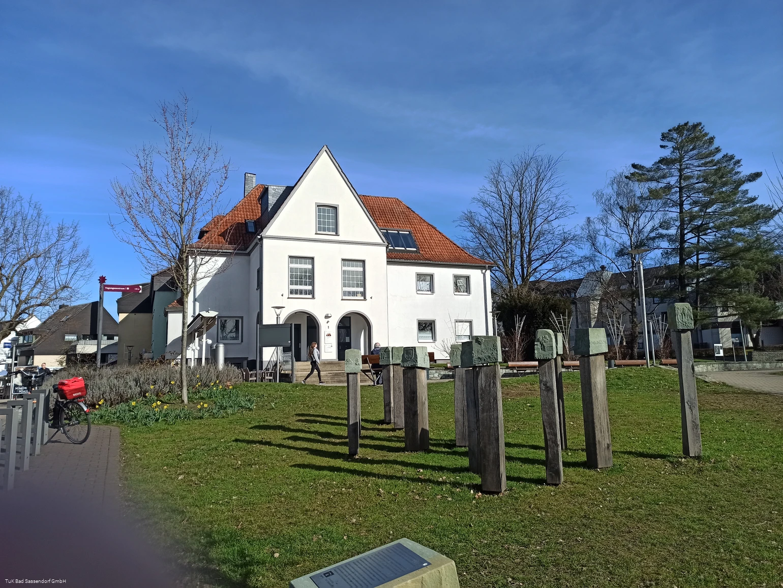 Stelen-Kunstwerk "50 Jahre Großgemeinde Bad Sassendorf"