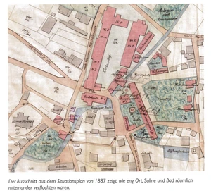 Salzindustrie in Bad Sassendorf - Situationsplan Sassendorfer Salzwerk