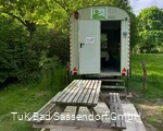 Rast-Bauwagen am Wanderweg an der Rosenau