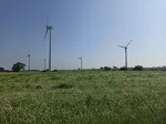 Ein schönes Bild - Windräder und Wildblumenwiese auf dem Haarstrang.