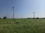 Ein schönes Bild - Windräder und Wildblumenwiese auf dem Haarstrang.