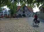 Wir sind in Soest angekommen, die schöne Radtour entlang der TrioVelo endet für heute hier an der Teichsmühle.