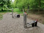 Fitnessgeräte im Kurpark Bad Sassendorf