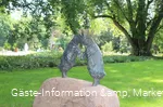 Ziegenböckchen-Skulptur im Kurpark Bad Sassendorf