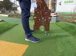 Von Geseke, über Erwitte bis nach Soest führen die Golfbahnen der Adventuregolfanlage Bad Sassendorf vorbei an bekannten Sehenswürdigkeiten wie hier dem Osthofentor, durch das gespielt wird.