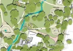 Mit dem Projekt "Kurpark 3.0" entstehen viele neue Angebote im Kurpark Bad Sassendorf, z. B. ein Barfußpfad und ein Niedrigseilgarten.