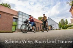 Radfahren rund um Bad Sassendorf - Radfahrer auf dem Hof Haulle