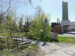 An der Mühle zweigt der Weg in das Naturschutzgebiet ab.